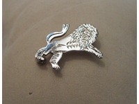 Sterling silver gents lapel pin