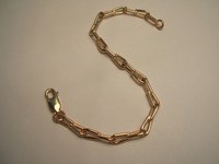 9ct link bracelet made from customers old gold